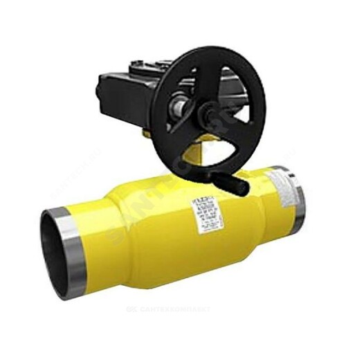 Кран шар ст газ Ду65 Ру25 п/привар ред LD КШ.Ц.П.Р.GAS.065.025.Н/П.02