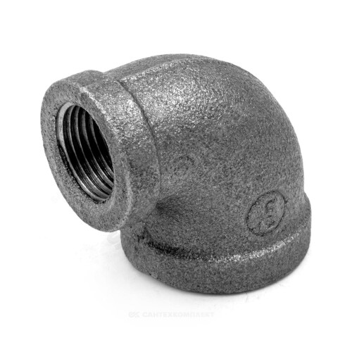 Угольник чуг перех Ду25х20 (1"х3/4") м/м Fittex PLUS