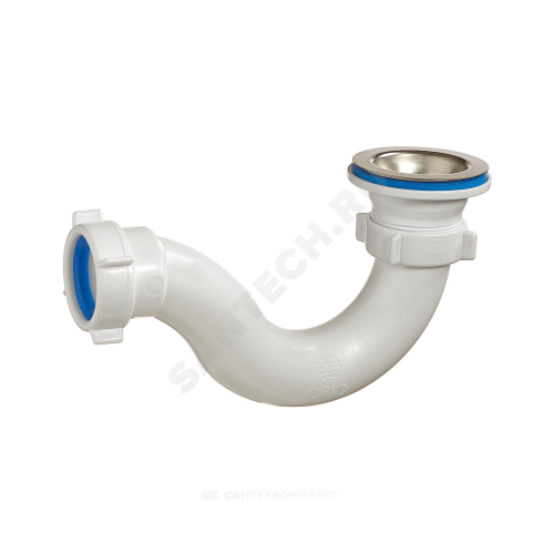 Сифон д/поддона труб 1 1/2"x40 нерж/сетка Орио А-4258