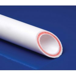 Труба полипропиленовая pp-r армированная стекловолокном, Дн25, РN20, MeerPlast - стекловолоконный слой, толщина стенки 4,2 мм