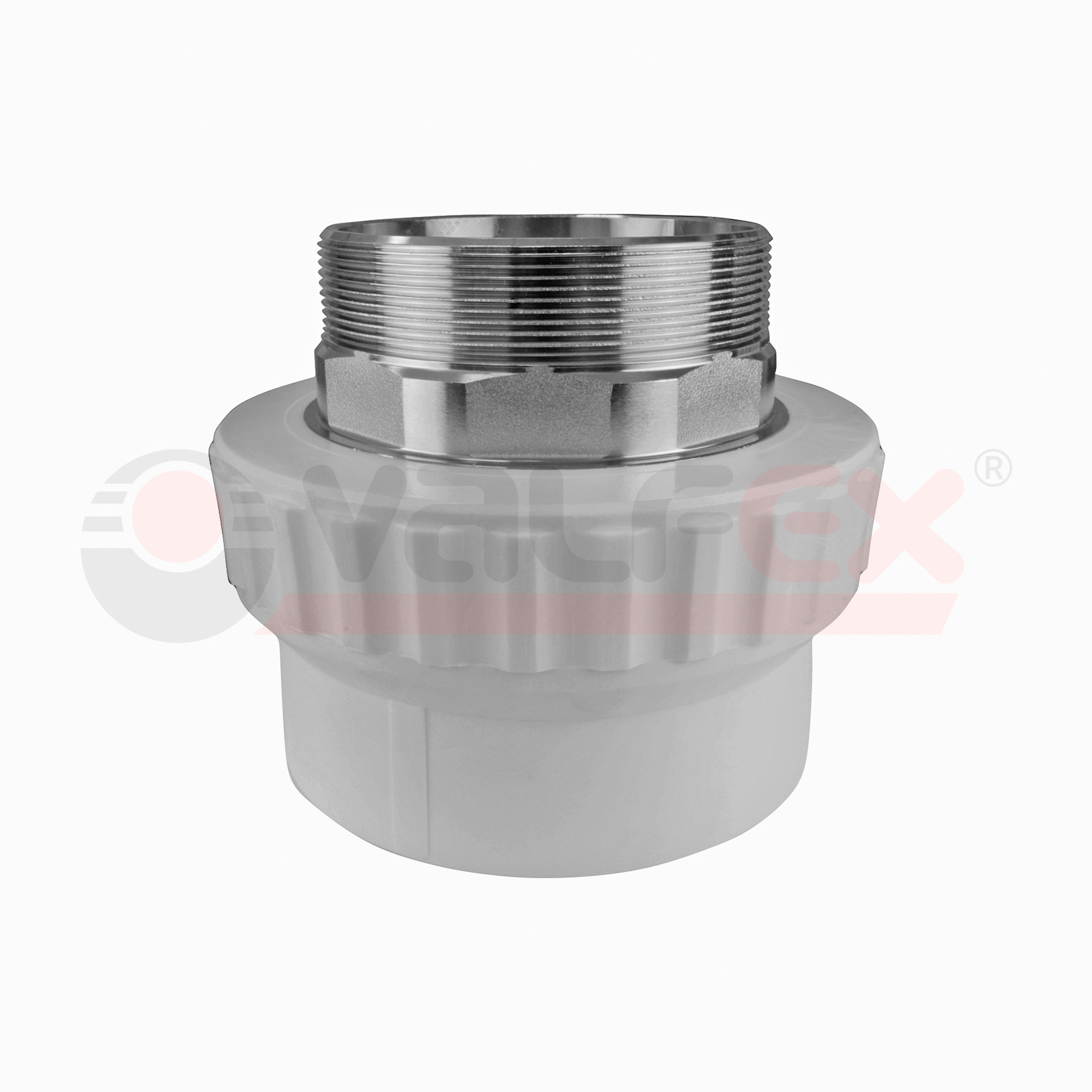 Муфта переходная с наружной резьбой 110 x 4" под ключ  (2/1) (Valfex) СЕРАЯ