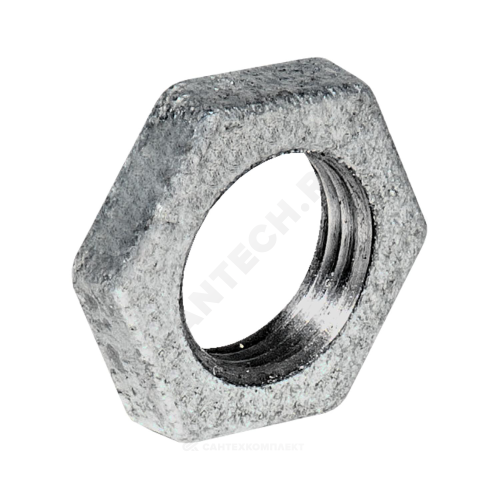 Контргайка чугунная оцинкованная Ду40 (1 1/2") Fittex
