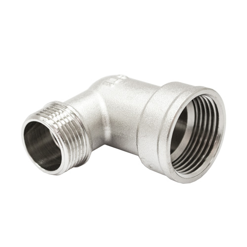 Угольник 1" x 3/4" в-н никелир.