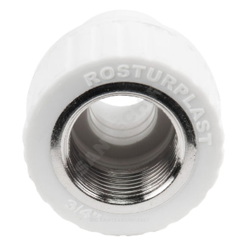 Муфта PP-R бел комб Дн25х3/4" ВР РосТурПласт 10655