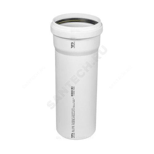 Труба PP-H бел б/ш б/н Дн110х3,4 L=2,0м в/к РосТурПласт 21050