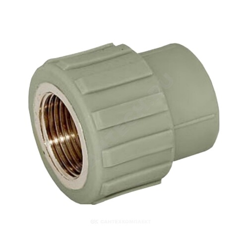 Муфта PP-R сер комб Дн32х3/4" ВР VALFEX 10129132Г