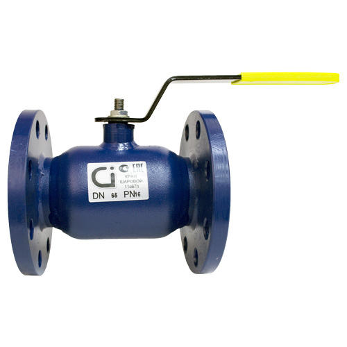 Кран шаровой 11с67п DN 65 PN 16 Ci (фланцевый)