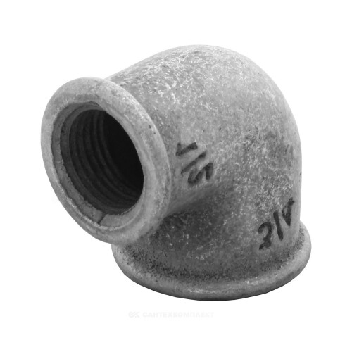 Угольник чуг перех оц Ду25х15 (1"х1/2") м/м ГОСТ 8947-75 МЗОО