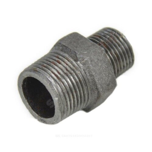 Ниппель чуг перех Ду25х15 (1"х1/2") НР Fittex