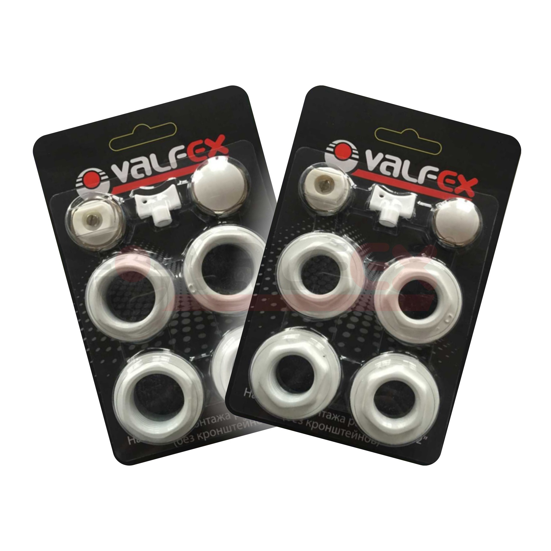 Комплект для монтажа  радиаторов без кронштейнов  3/4" VALFEX (40) (комплект футорок радиаторных)