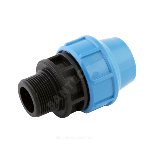 Муфта ПЭ компресс Дн32х1 1/4" НР Ру12,5 Джилекс 9137