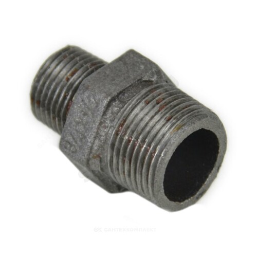 Ниппель чуг перех Ду25х15 (1"х1/2") НР Fittex