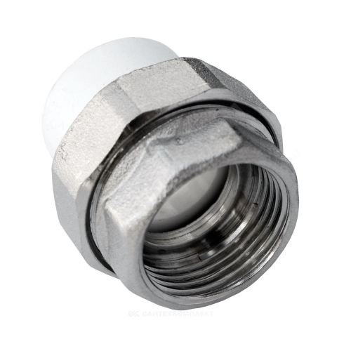 Муфта PP-R бел комб разъем Дн25х1/2" ВР РосТурПласт 10618