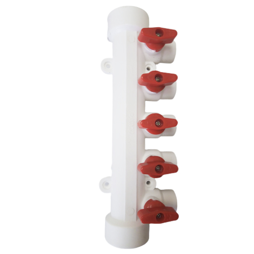 Коллектор 32/4*20w с воздухоотв.КРАСНЫЙ MeerPlast