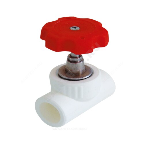 Клапан PP-R бел запорн Дн32х90гр VALFEX 10146032