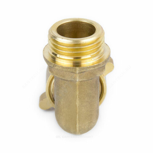 Переходник д/шланга Дн20х3/4" НР разъем угл Aquasfera 9106-04