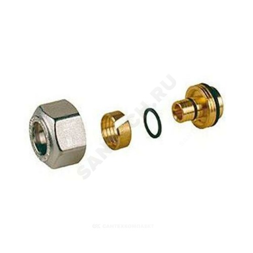 Переходник МП лат Дн20х2,0х3/4" с еврок Giacomini R179EX027