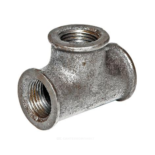 Тройник чуг Ду40 (1 1/2") м/м ГОСТ 8948-75 МЗОО