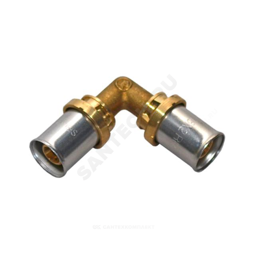 Угольник МП PE-X пресс лат Дн32х90гр Giacomini RM122Y011