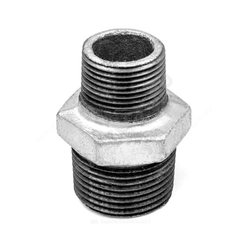 Ниппель чуг перех оц Ду25х15 (1"х1/2") НР Fittex PLUS