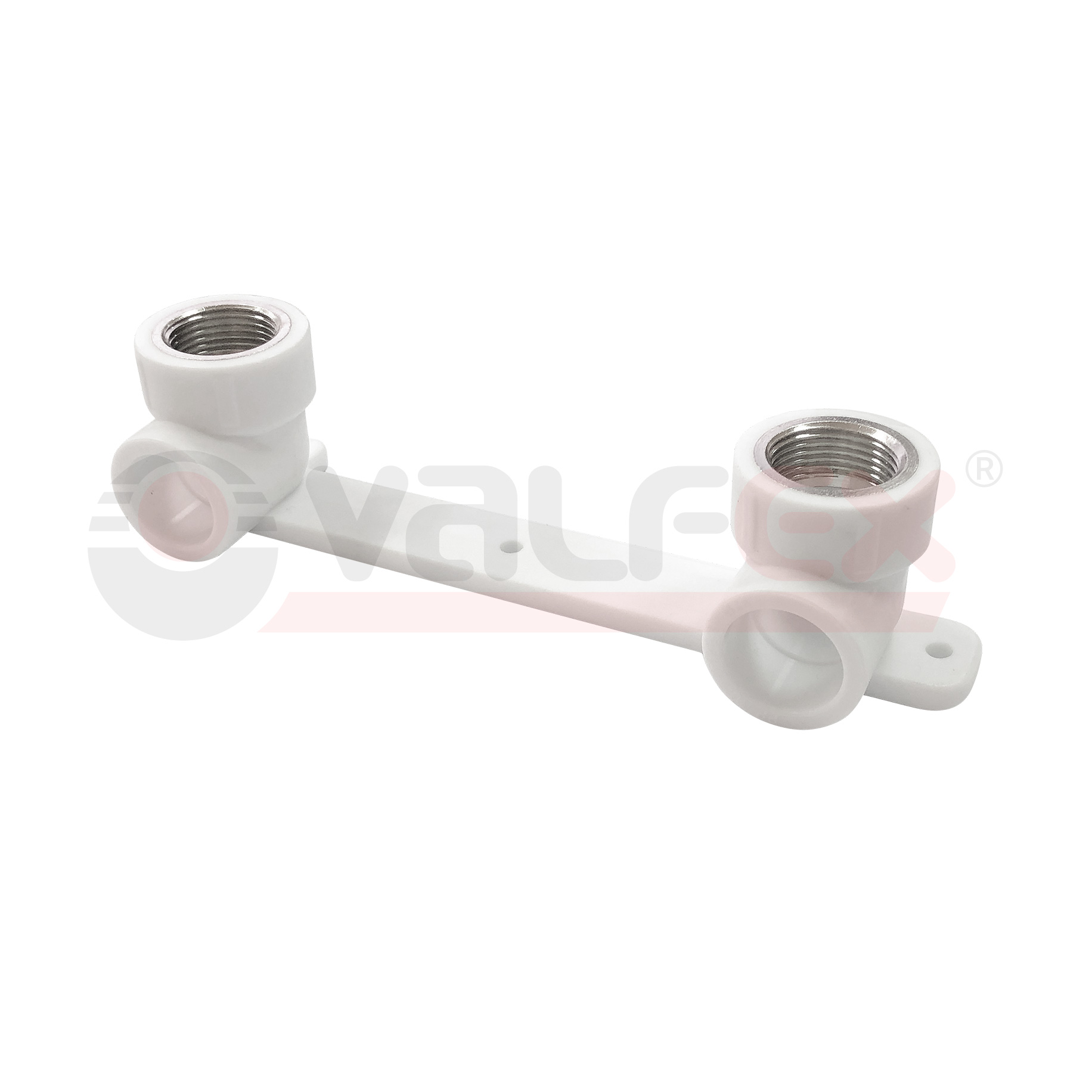 PRO Комплект настенный для смесителя 25х3/4" в.р. (12/3) (Valfex) БЕЛЫЙ