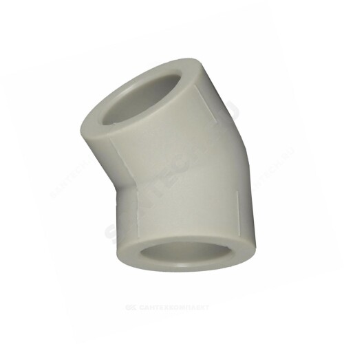 Угольник PP-R сер Дн63х45гр VALFEX 10107063Г