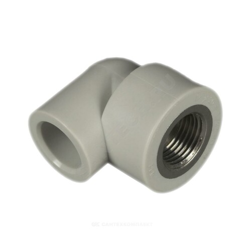 Угольник PP-R сер комб Дн25х1/2" ВР VALFEX 10125125Г