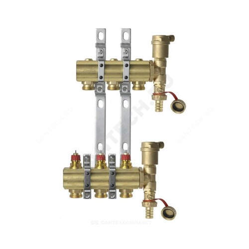 Группа коллект лат клап терм 1" м/м 2в 3/4" ЕК н/р в/к FHF-set Danfoss 088U0702