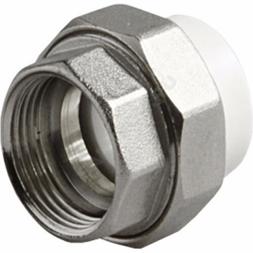 Муфта PP-R сер комб разъем Дн20х3/4" ВР VALFEX 10155120Г