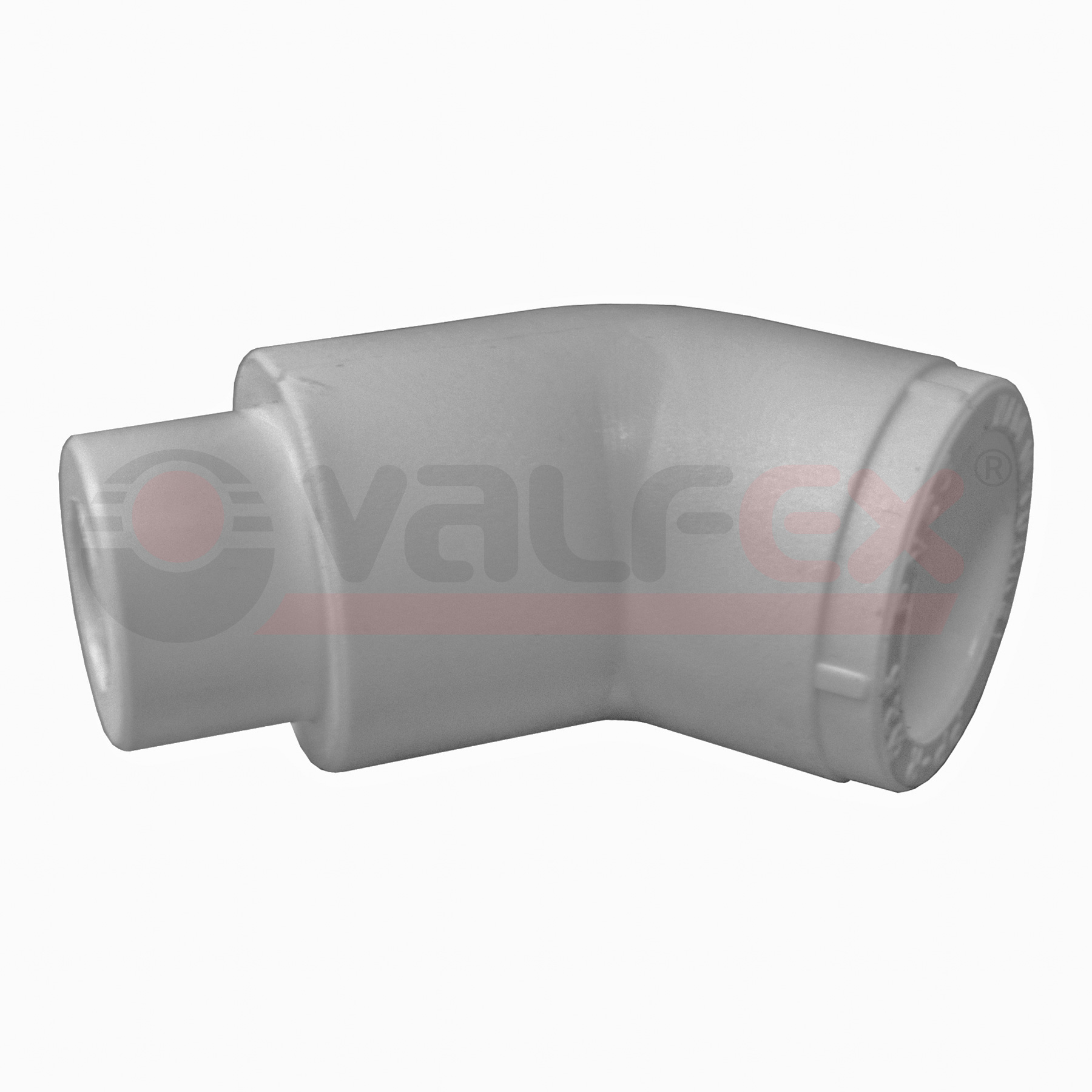 Угол переходной 90 гр 32х25 (150/25) (Valfex) СЕРЫЙ