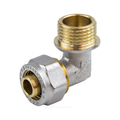 Угольник МП обж лат Дн26х3/4"х90гр НР Aquasfera 7006-05
