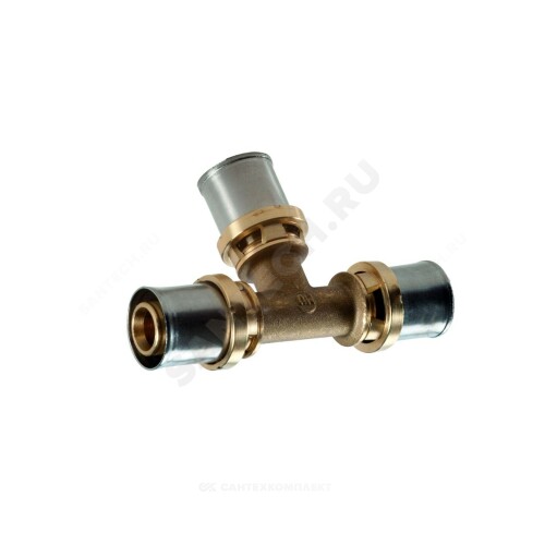 Тройник МП пресс лат Дн20х16х20 перех Giacomini RM151Y064