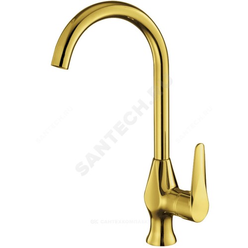 Смес/мойка ПСМ 303-3 однор выс/изл бок/р гайка GOLD Профсан PSM-303-3