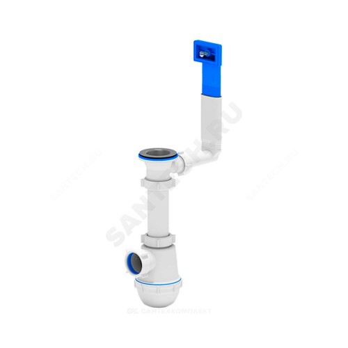 Сифон мойки бут ж/пер 1 1/2"x40 нерж/сетка АНИ Пласт A0140