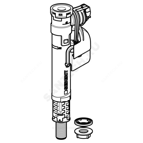 Арматура д/бачка налив н/под 3/8" Geberit тип 360 281.207.00.1
