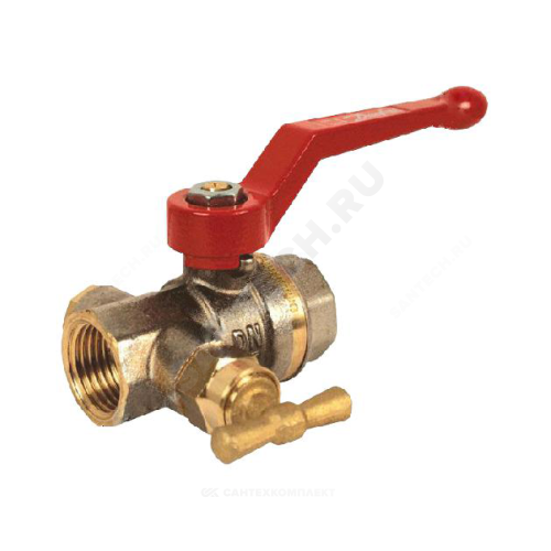 Кран шар лат спуск BVR-D Ду25 Ру40 м/м полн рыч Danfoss 065B8218
