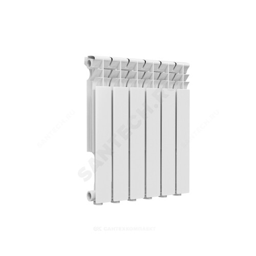 Радиатор алюм Delta Plus 500 9 секц Qну=1206Вт Ogint .