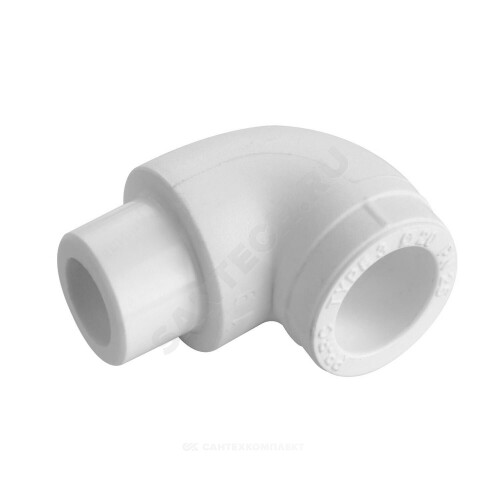 Угольник PP-R бел Дн32х90гр вн/нр пайка VALFEX 10110032