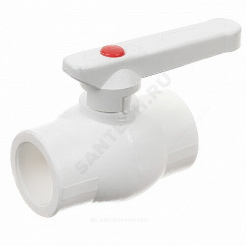 Кран PP-R бел шар Дн40 VALFEX 10145040 OPTIMA