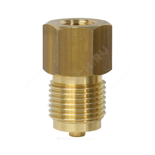 Переходник лат д/манометра 1/4"х1/2" ВР/НР Wika 8600420