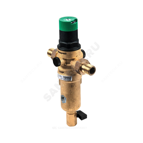 Фильтр T-обр лат FK06 Ду15 Ру25 р/р 70C сл кран Honeywell FK06-1/2"AAMBRU