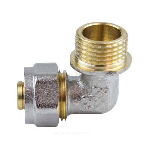 Угольник МП обж лат Дн26х1"х90гр НР Aquasfera 7006-06