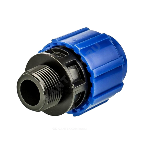Муфта ПЭ компресс Дн25х1/2" НР ТПК-АКВА 53002512