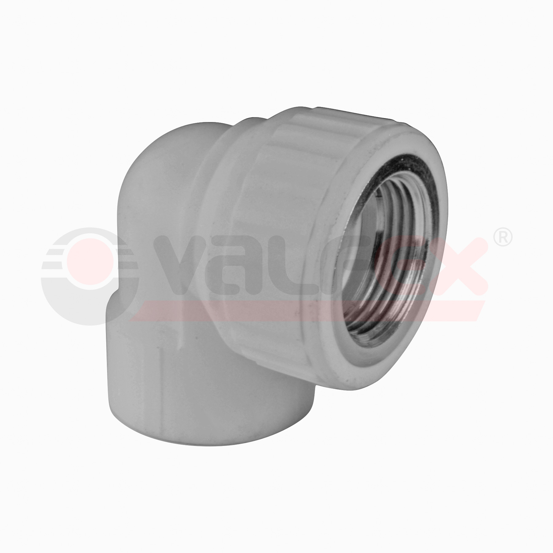 Угольник переходной с внутренней резьбой 32х3/4" (40/10) (Valfex) СЕРЫЙ