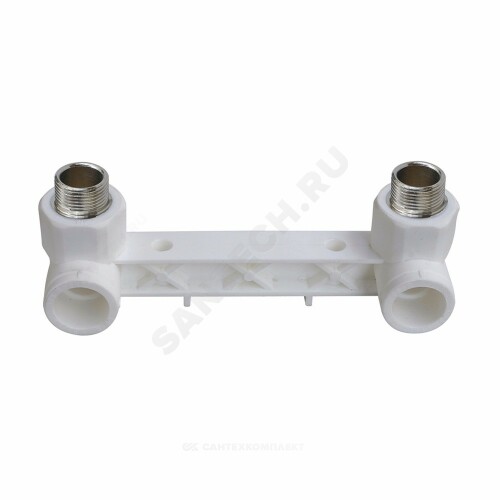 Планка PP-R бел монтаж Дн20х1/2" НР п/смесит VALFEX 10123020