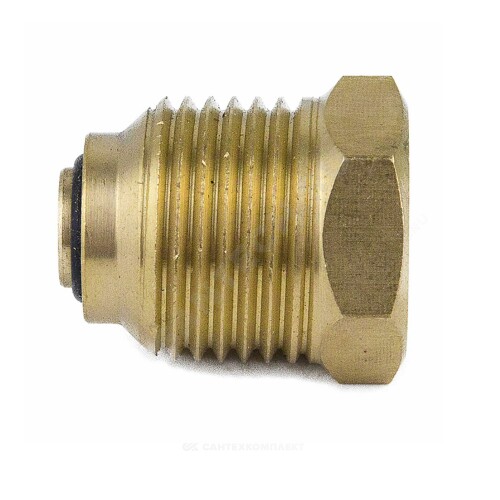 Клапан отсечной лат 5009 маном/термоман 1/4"х1/2" ВР/НР Aquasfera 5009-01