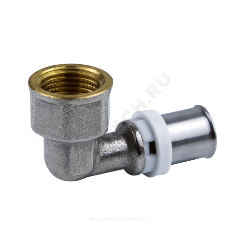 Угольник МП пресс лат Дн20х1/2"х90гр ВР Aquasfera 8007-03
