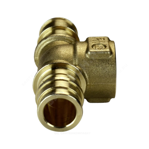 Тройник PE-X лат GX154 Дн20х1/2"х20 ВР Giacomini GX154Y034