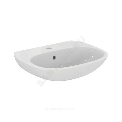 Умывальник TESI 55 1/отв 2/вел б/к Ideal Standard T352301