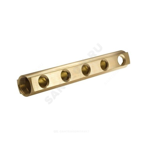 Коллектор лат 1" м/м 2в 1/2" вн/р 50мм Апогей 422036